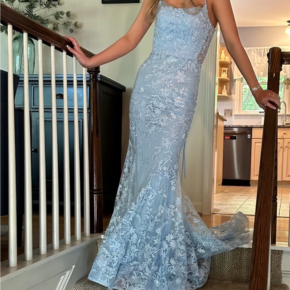 Prom Dress - Light Blue Ellie Wilde